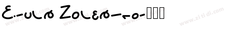 Micra Normal10字体转换